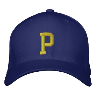 Spell it Out Initial Letter P Ball Cap