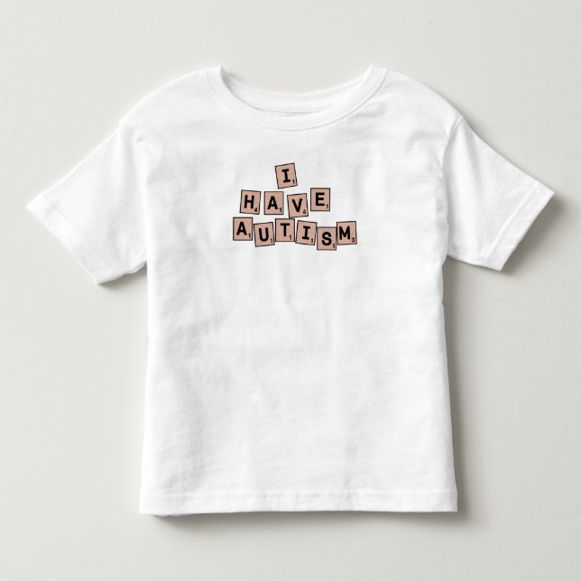 Spell it Out Toddler T-Shirt (Front)