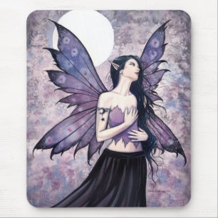 Spell of Night Gothic Fairy Mousepad