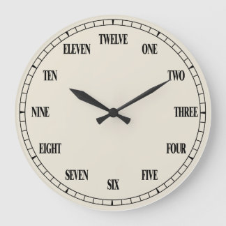 Spell-Out Clock