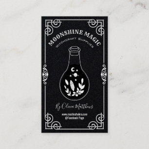 Spell Potion Black Witchcraft Business Card