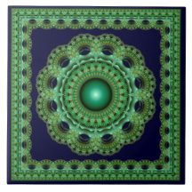 Spellbinding fractal framed ornament