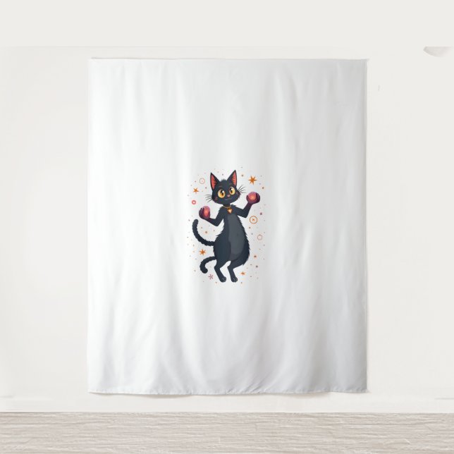 Spellbound Cat Tapestry (Front)
