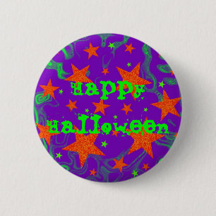 Spellbound 'Happy Halloween' button badge