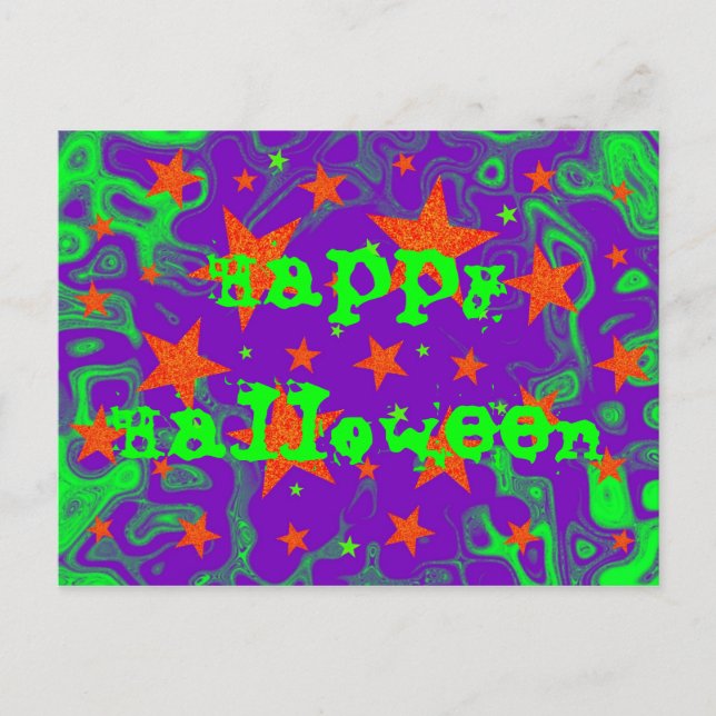 Spellbound 'Happy Halloween' Postcard (Front)