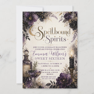 Spellbound Sweet Sixteen Party Invitation