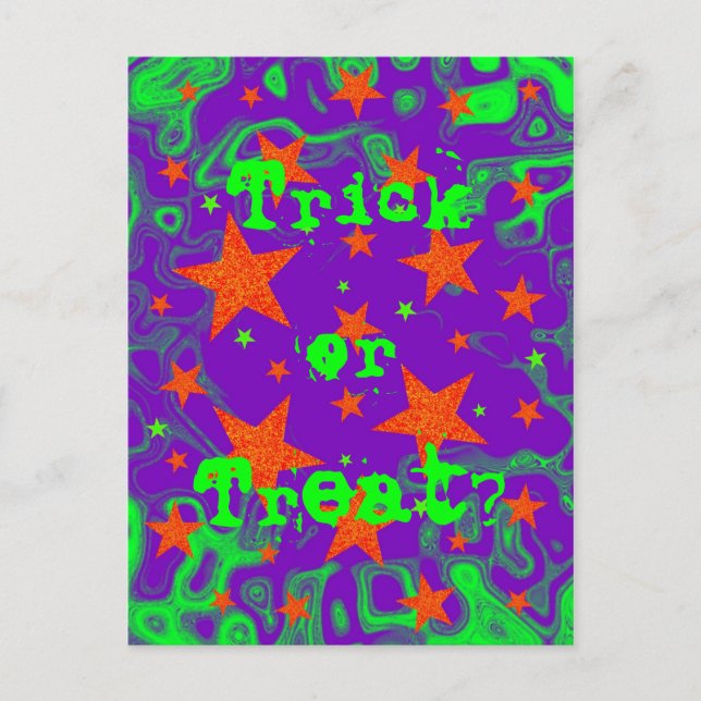 Spellbound 'Trick or Treat?' Postcard (Front)