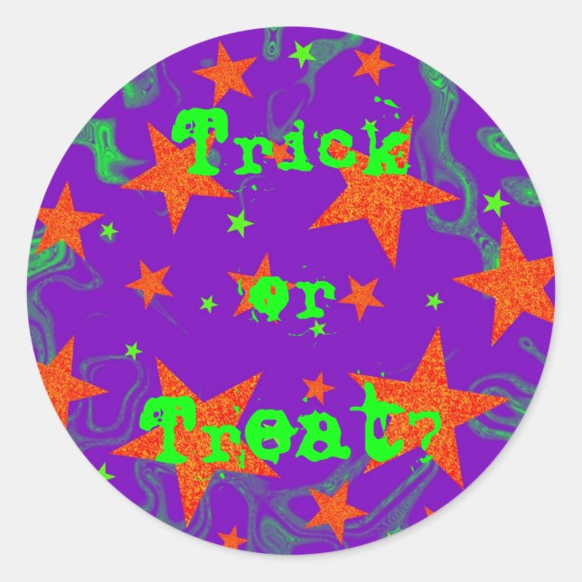 Spellbound 'Trick or Treat?' sticker (Front)