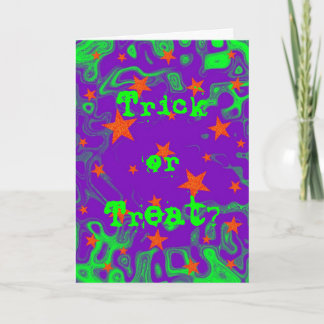 Spellbound 'Trick or Treat?' text greetings card