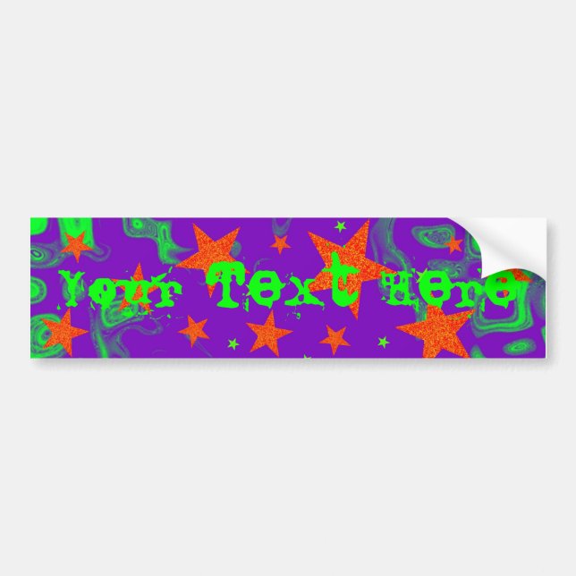Spellbound 'Your Text Here' bumper sticker (Front)