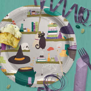 Spellcaster Shelves Paper Plate