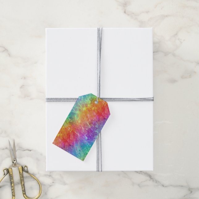 spellcaster - vivid crystal rainbow : gift tags (With Twine)