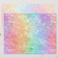 spellcaster - vivid rainbow prism ombre : paper