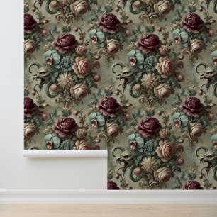 Spellhound – Gothic Floral Baroque Wallpaper
