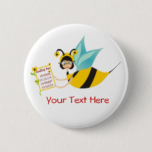 Spelling Bee Champ 6 Cm Round Badge