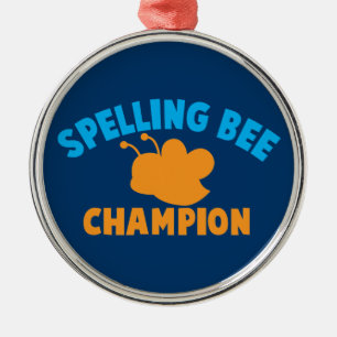 Spelling Bee Champion Metal Tree Decoration