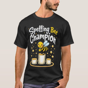 Spelling Bee Champion Word Competition Academic Co T-Shirt