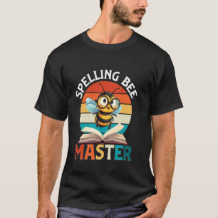 Spelling Bee Master Word Genius Champion Retro Spe T-Shirt