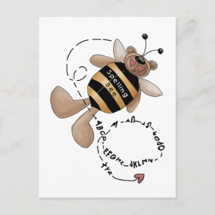 Spelling Bee Tshirts and Gifts Postcard