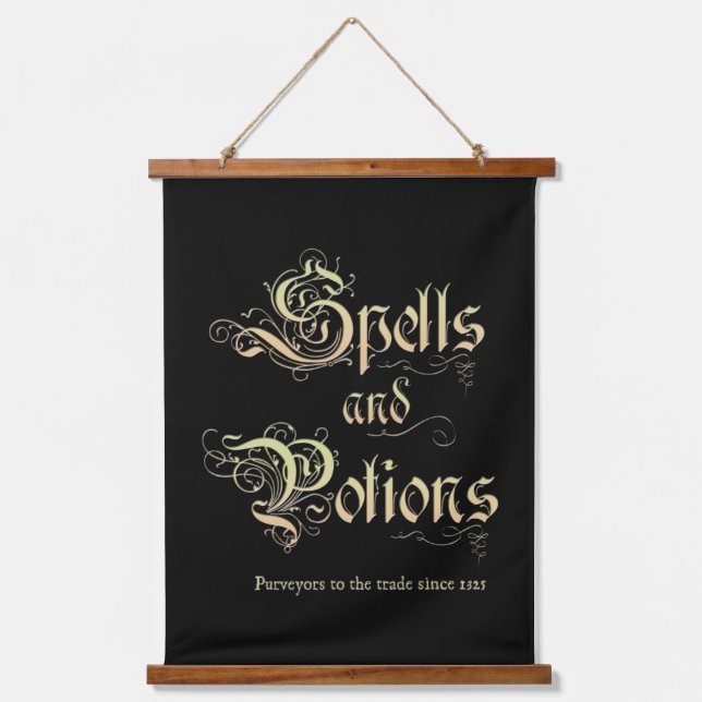Spells and Potions Hanging Tapestry (Front)