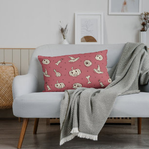 Spells & Skeletons Halloween Throw Pillow