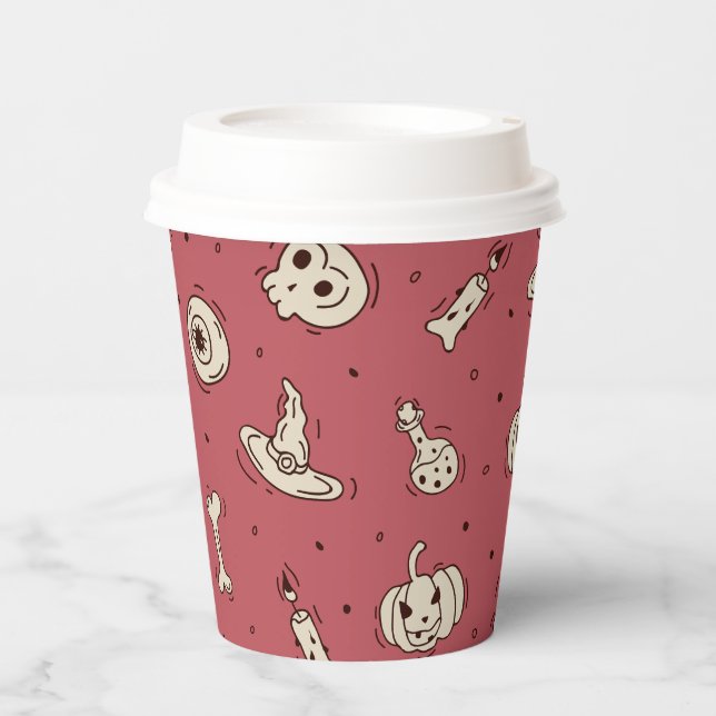 Spells & Skeletons Paper cup (Front)