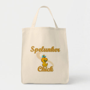 Spelunker Chick Tote Bag