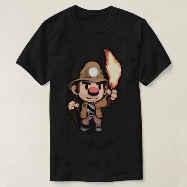 Spelunky Guy Sticker.png T-Shirt (Design Front)