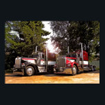 Spencer A Models #1 Poster<br><div class="desc">Two of William A Spencer's beautiful Kenworth A Models</div>