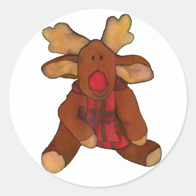 Spencer Reindeer Sticker (Front)