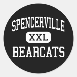 Spencerville - Bearcats - High - Spencerville Ohio Classic Round Sticker