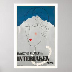 Spend Your Holidays in Interlaken Switzerland Poster