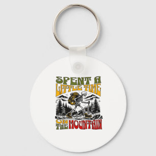 Spent A Little Time On The Mountain - Skeleton Hik Key Ring