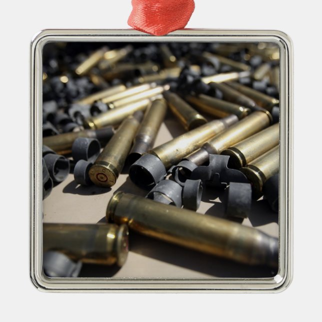 Spent brass and disintegrated links metal tree decoration (Front)