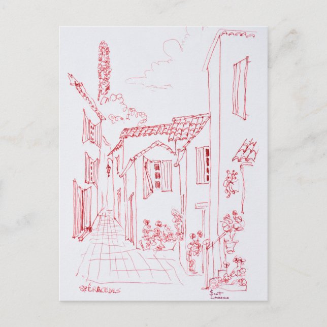 Speracedes near Grasse | South of France Postcard (Front)