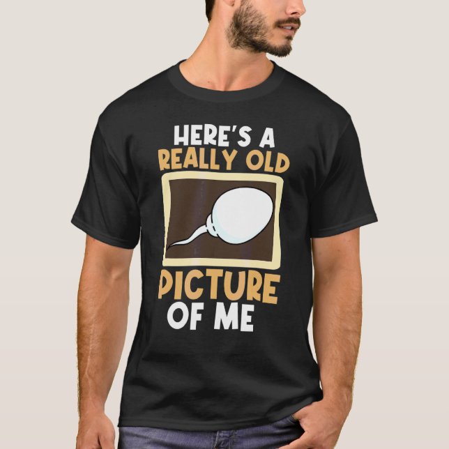 Sperm Cell Sarcastic Birthday Science T-Shirt (Front)
