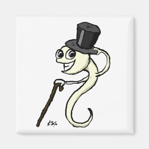 Sperm in a Top Hat Magnet