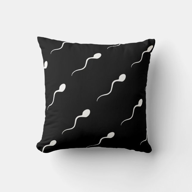 Sperm in pillow! cushion (Front)