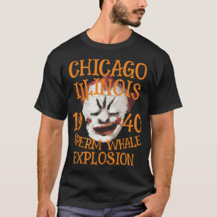Sperm Whale Explosion CHICAGO ILLINOIS 1940 T-Shirt