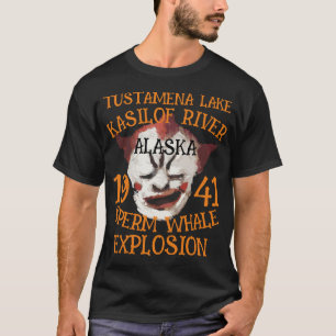 Sperm Whale Explosion TUSTAMENA LAKE ALASKA T-Shirt