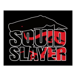 Sperm Whale Giant Squid – Cetacean Lover Poster