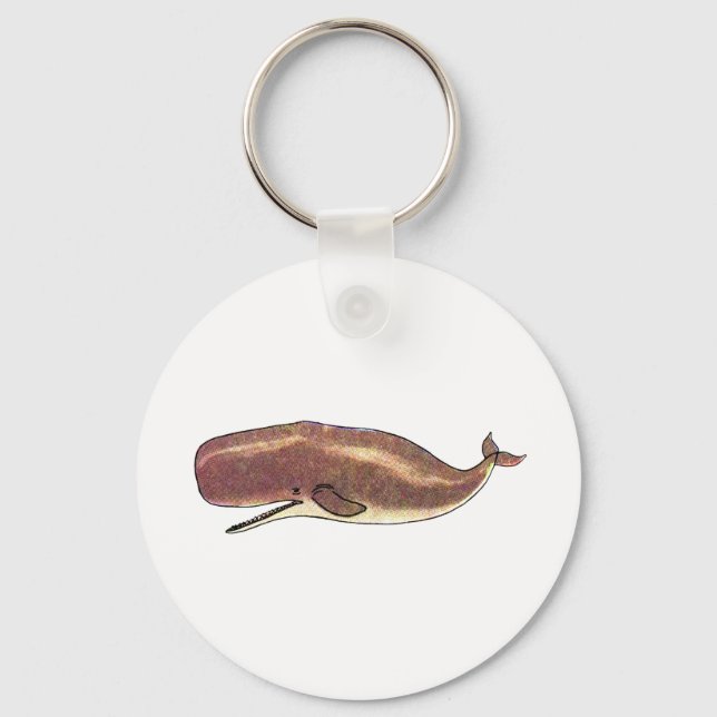 Sperm Whale Key Ring (Front)