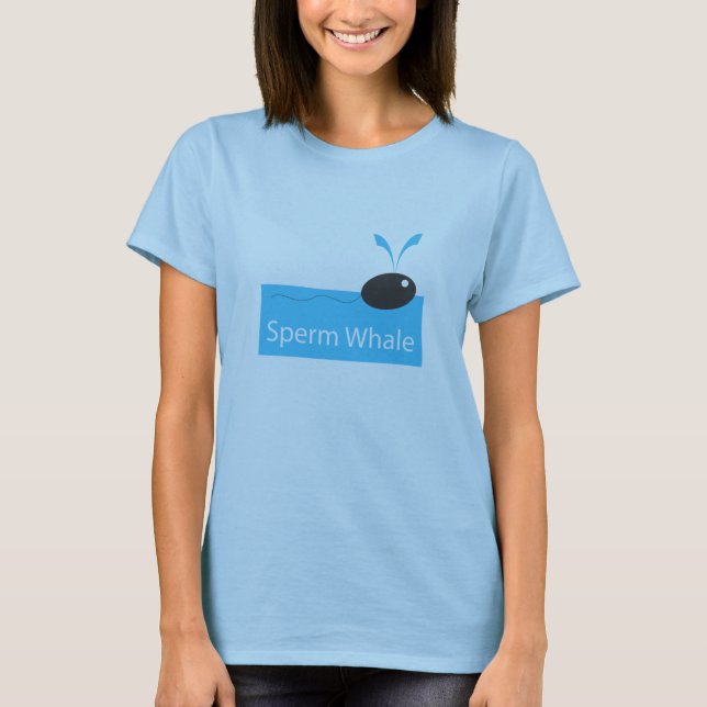 Sperm Whale women's T T-Shirt (Front)