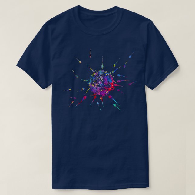 Sperms and Egg 2 T-Shirt (Design Front)