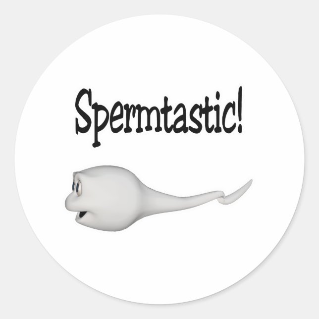Spermtastic! Classic Round Sticker (Front)