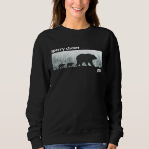 Sperry Chalet Glacier National Park Montana Grizzl Sweatshirt