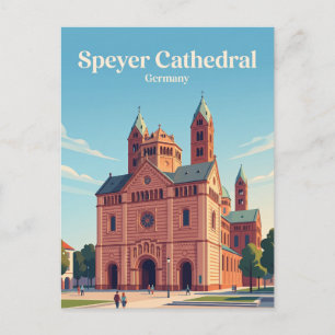 Speyer Cathedral Germany Postcard