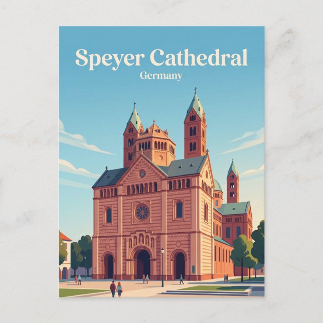 Speyer Cathedral Germany Postcard (Front)