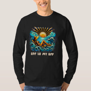 SPF is My BFF Sunscreen, Tanning, Summer Sun T-Shirt