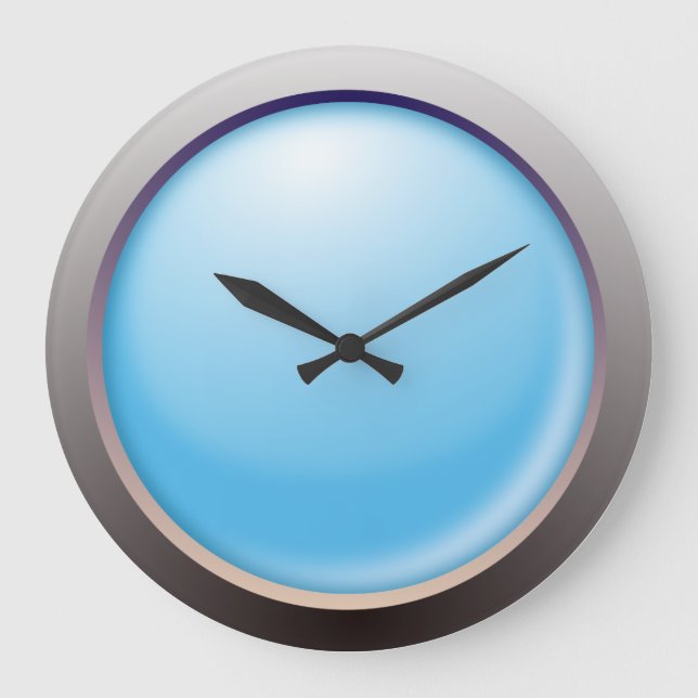 Sphere Framed Large Clock (Front)